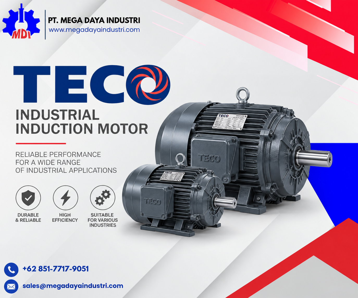 TECO industrial induction motor