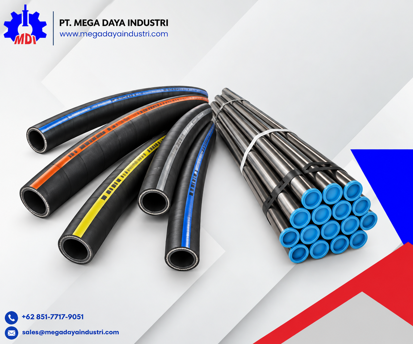 Hydraulic Hoses and Steel Tube