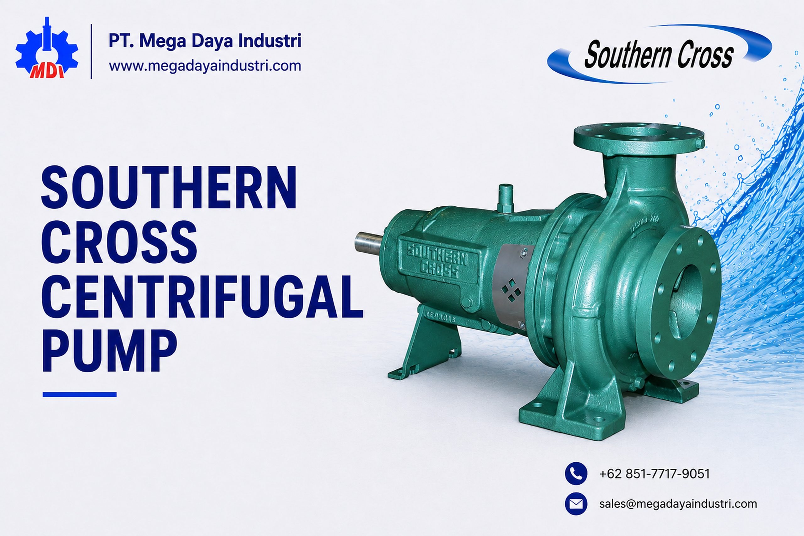 Southern Cross centrifugal pump untuk aplikasi industri